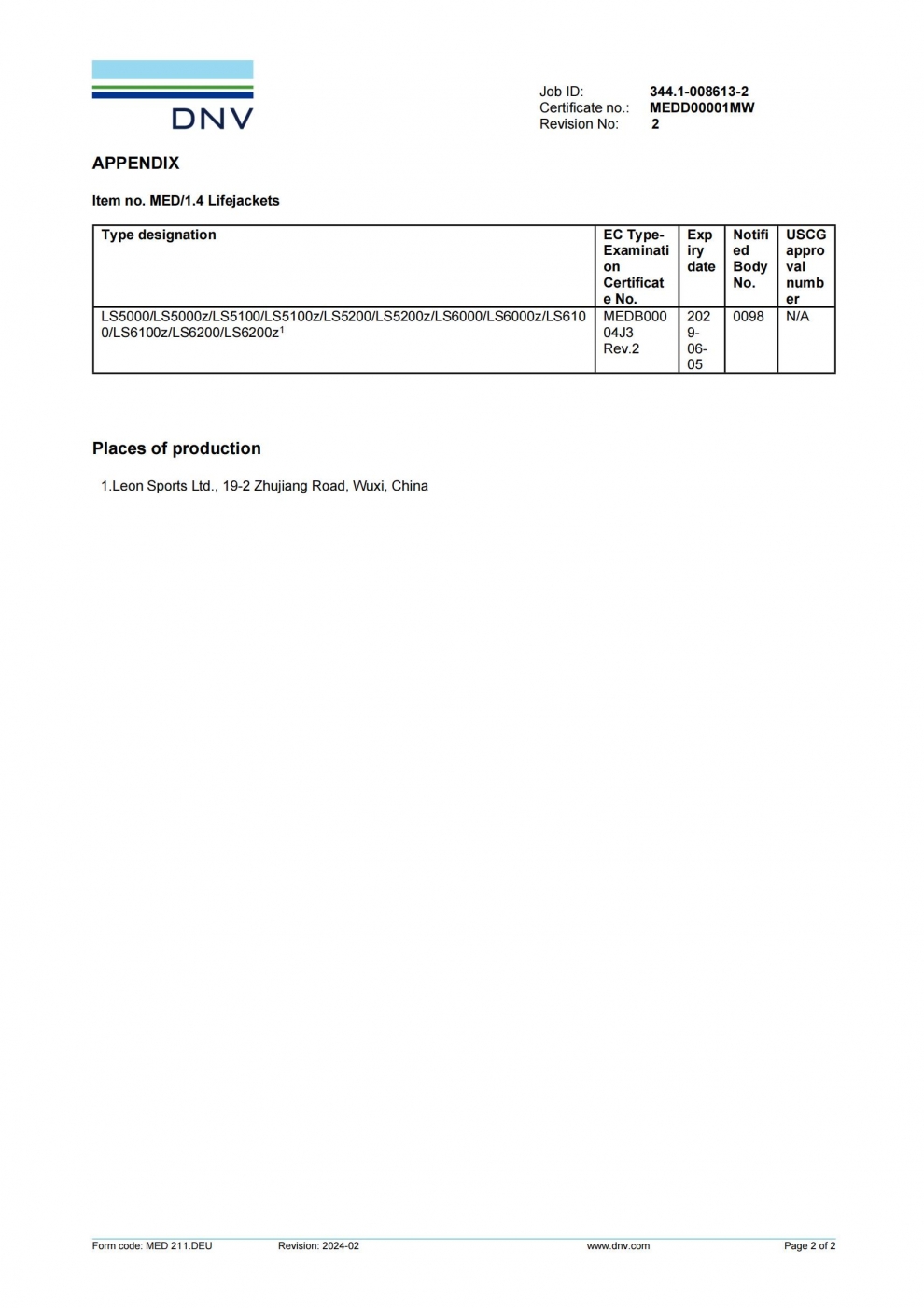 SOLAS certification